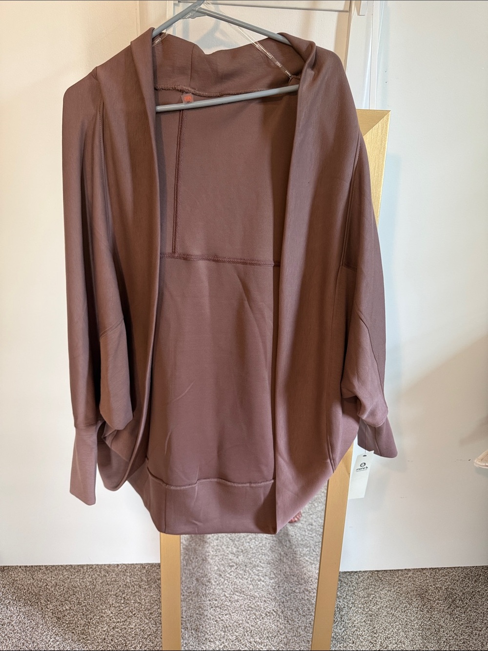 Mono B Mauve Brown Lightweight Cardigan